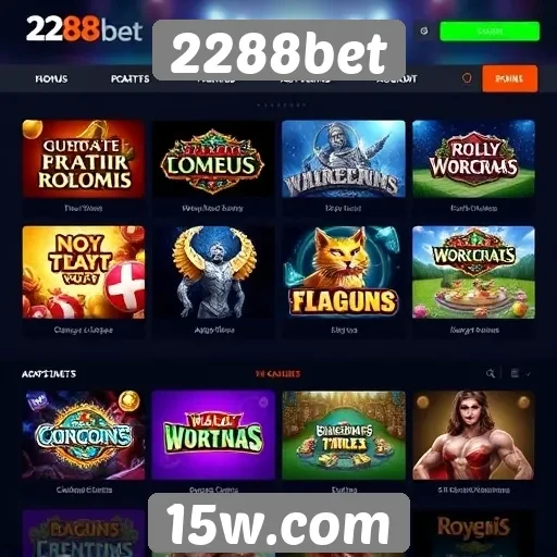Jogos populares disponíveis no 2288bet